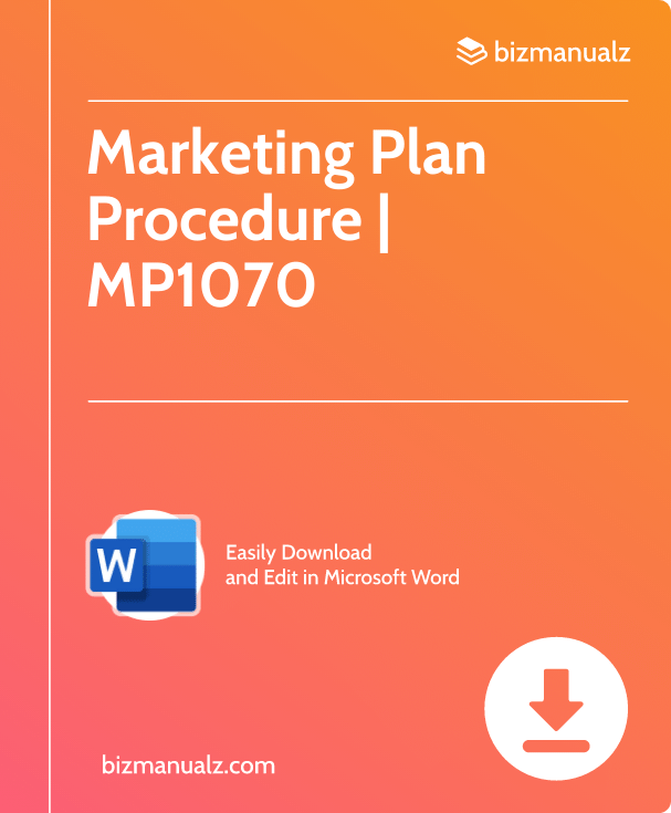Marketing Plan Procedure
