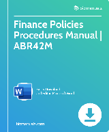 Finance Policies Procedures Manual