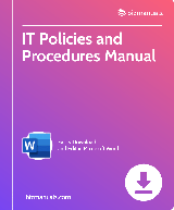 IT Policies and Procedures Template Manual